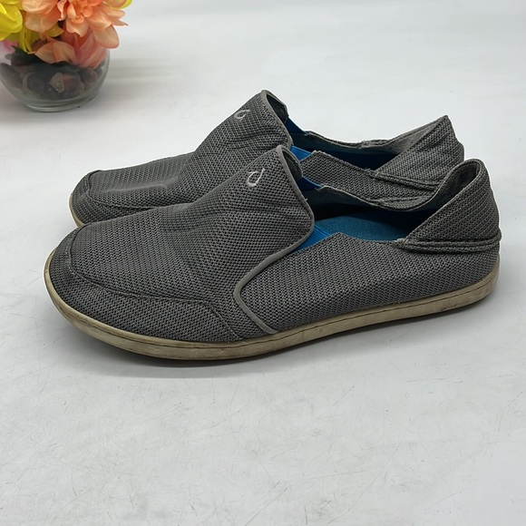 OluKai Nohea Gray Mush Slip On Loafer Size 10.5. MCL2911C - Picture 3 of 8